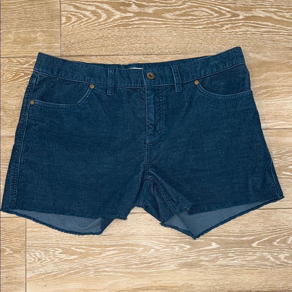 Carve Indigo Blue Corduroy Shorts 8